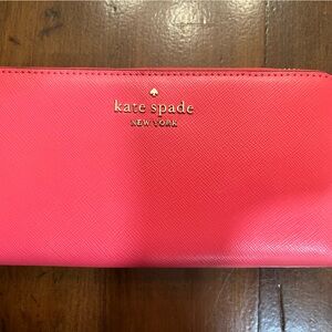 Kate Spade Large Coral Wallet